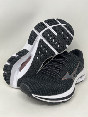 

Женские кроссовки Mizuno Wave Horizon 6, черные/серебристые, 9 B Medium США, Black/silver