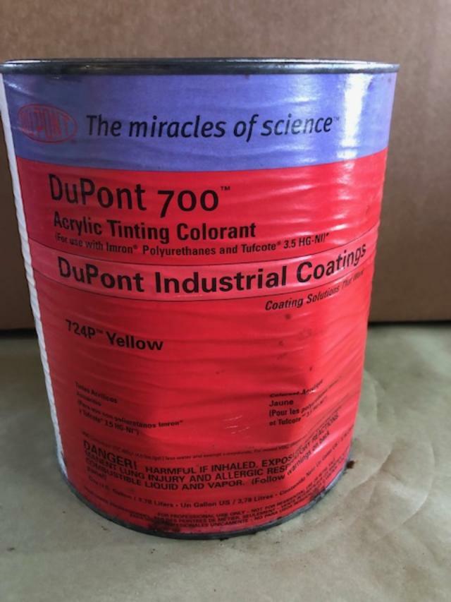 Dupont 700 Industrial Coating 724 Yellow Gallon