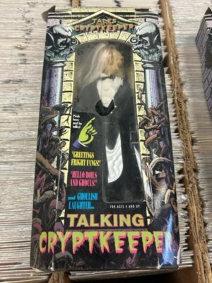 12'' Tales From The Crypt Talking Cryptkeeper Figure lot of 2 boxed