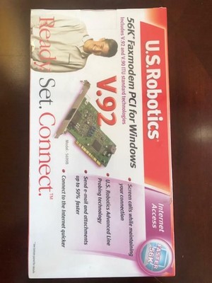 US Robotics 56k Faxmodem PCI For Windows (V.92) NEW SEAL IN BOX!