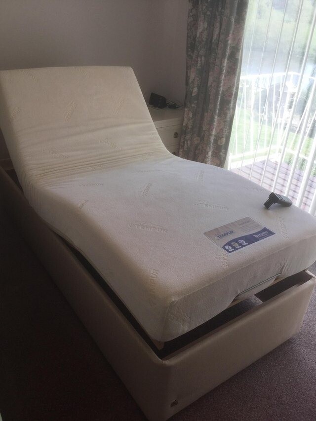 Single Tempur Electric Bed with Tempur Inspiration Mattress in