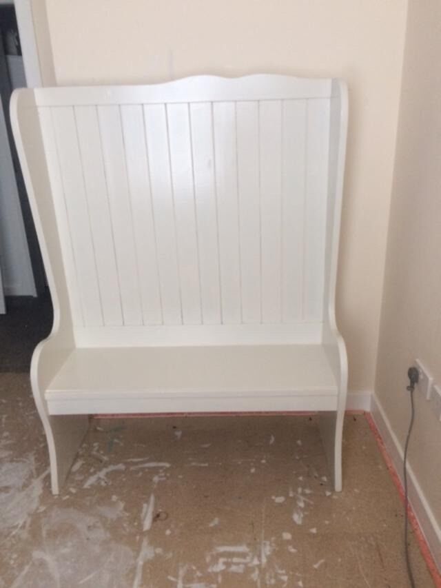 Large Painted Pine Monks Bench In Clydebank West