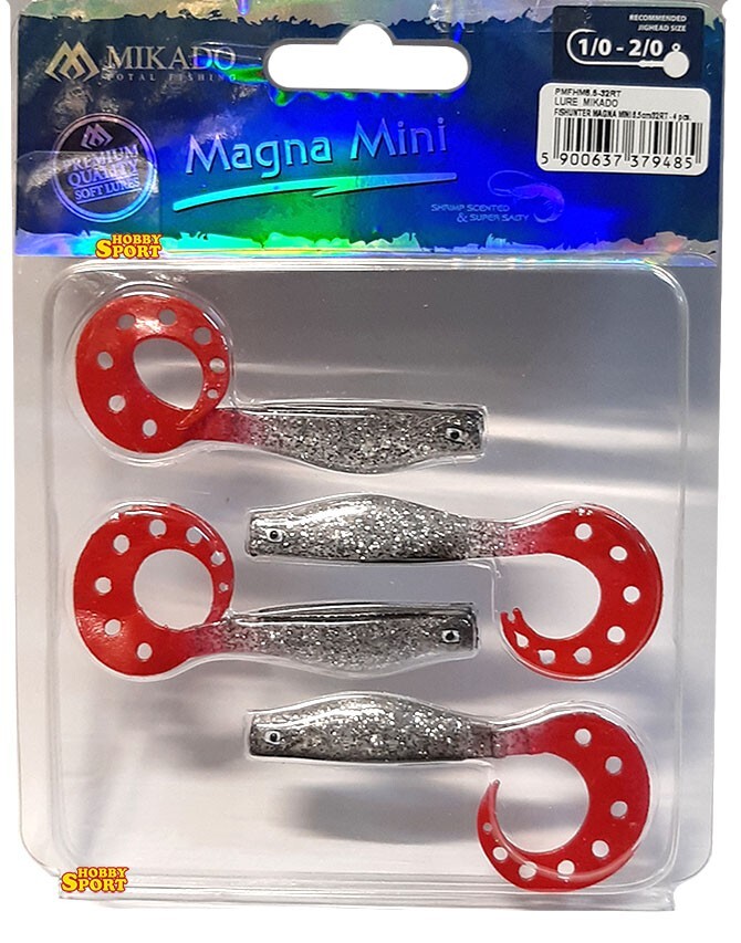 MIKADO FISHUNTER MAGNA MINI 65mm BLACK SILVER PMFHM6.5-32RT SPINNING BLACK BASS