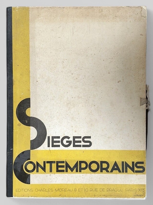 Mappenwerk Sieges Contemporains Editions Charles Moreau Art Deco Bauhaus Design