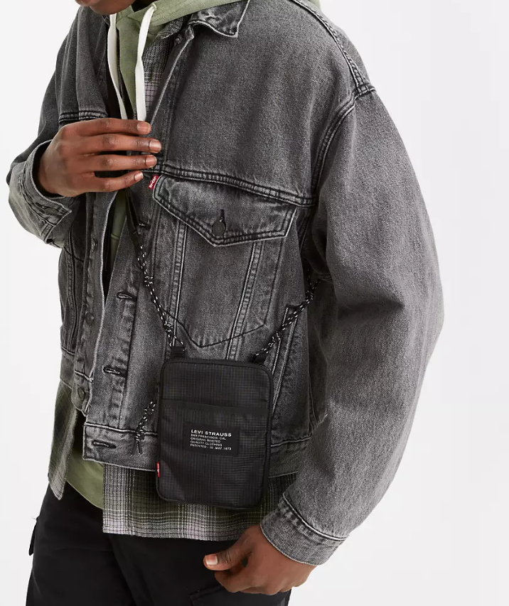 Levis Premium Mens Cottonized Hemp Stay Loose Trucker Jean