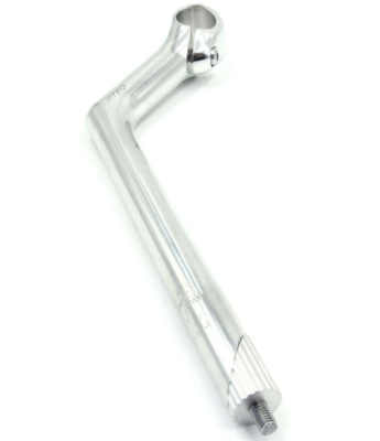 Nitto MT-10 160 26mm Clamp MTB Quill Stem With Rise In Silve