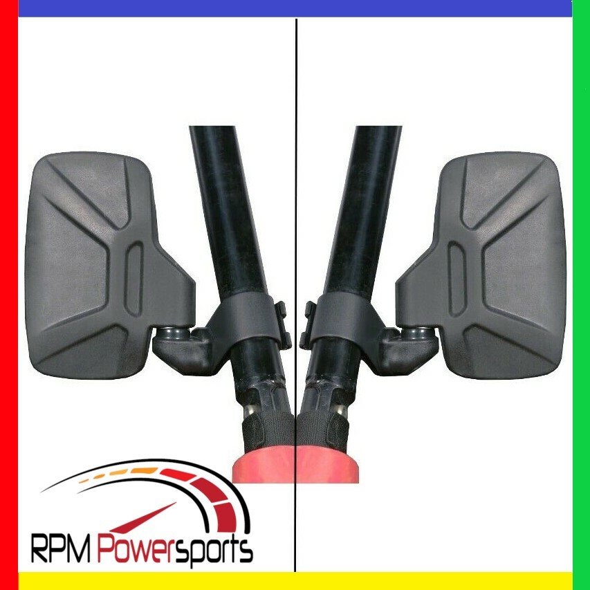 Seizmik 18080 UTV Side View Convex Mirror for 1.75in Roll Tube Pair