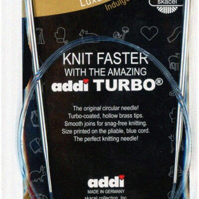 TurboBlue KnitCord - 20'' Circular Needle, US 05 (3.75mm) - Enhance Your Knitting