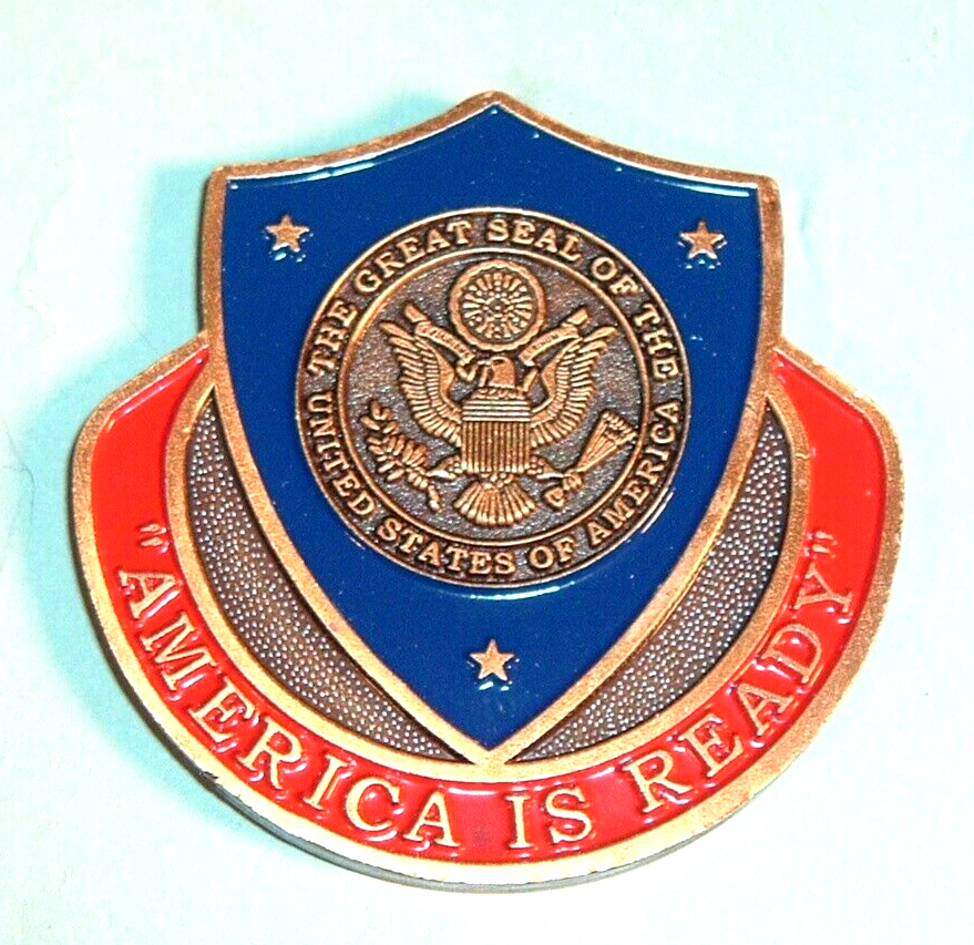 Liberty Shield Home Security America Is Ready Challenge Coin