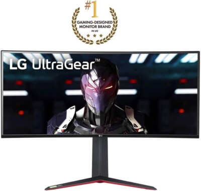 LG 34GN850-B - 34 Inch 21:9 UltraGear Curved QHD 3440 x 1440 Monitor *Ex Display