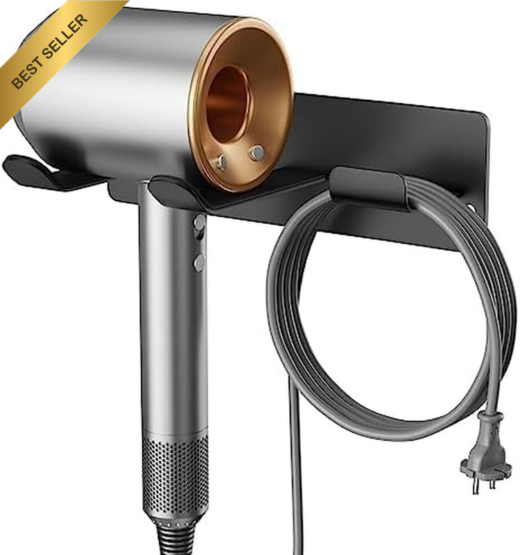 Hair Dryer Holder Wall Mount Compatible with Dyson Hair Dryer, 304 Stainless Ste