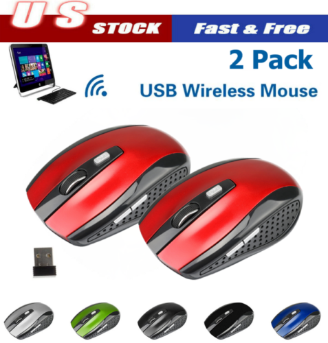 Mice 2.4ghz Usb Receiver For Laptop Pc Computer Dpi Us