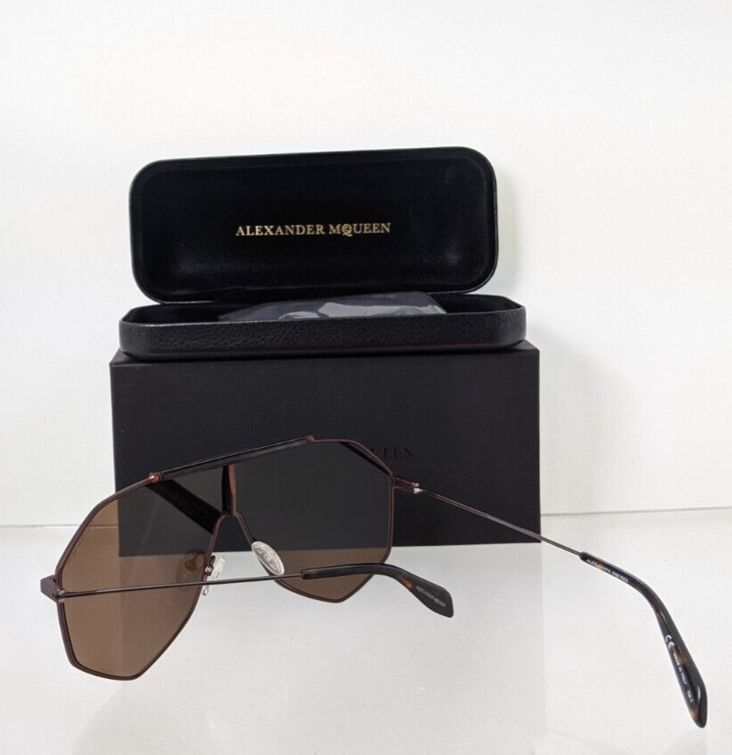 Pre-owned Alexander Mcqueen Brand Authentic  Sunglasses Mq 0138 Brown 004 99mm Frame