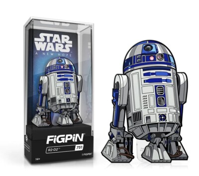 FiGPiN Star Wars A New Hope R2-D2 Collectable Pin Figure #751 New In Box NIB