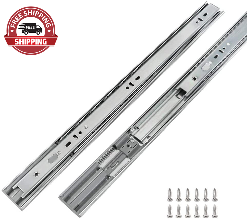 22 Inch Cabinet Drawer Slides 10 Pairs -  Ball Bearing