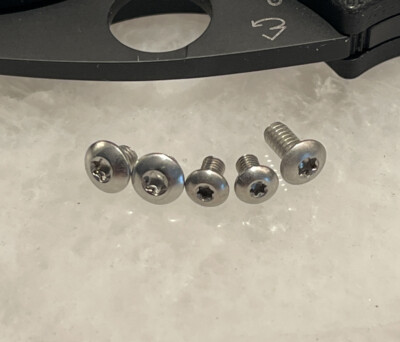 Stainless Steel Torx Screws For Spyderco Lil Native Compression Lock Knife 5pcs