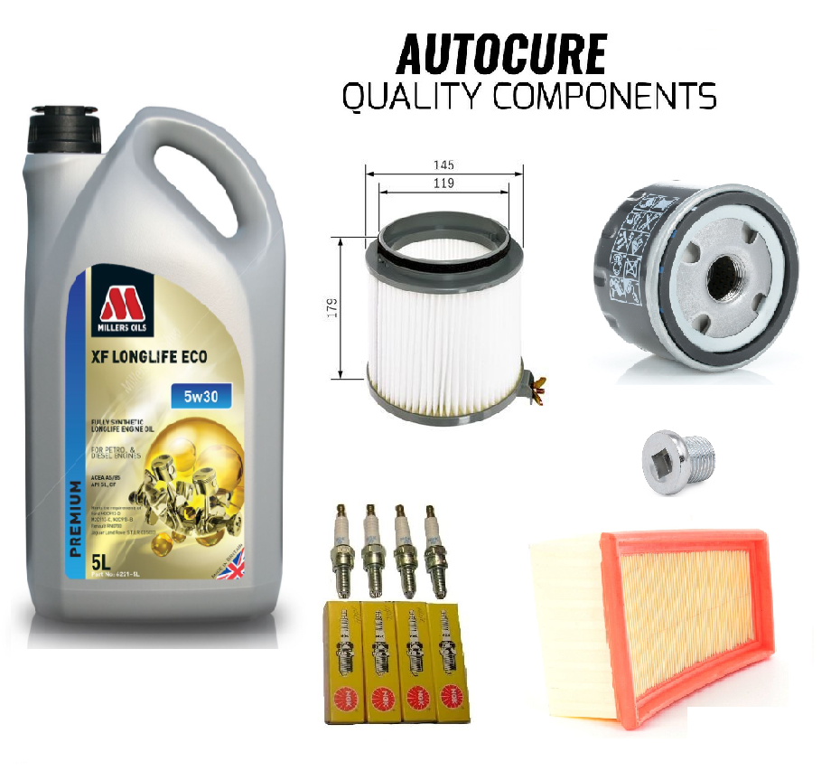 FITS RENAULT KANGOO 1.6L PETROL SERVICE KIT OIL AIR CABIN FILTERS +5L ENGINE OIL
