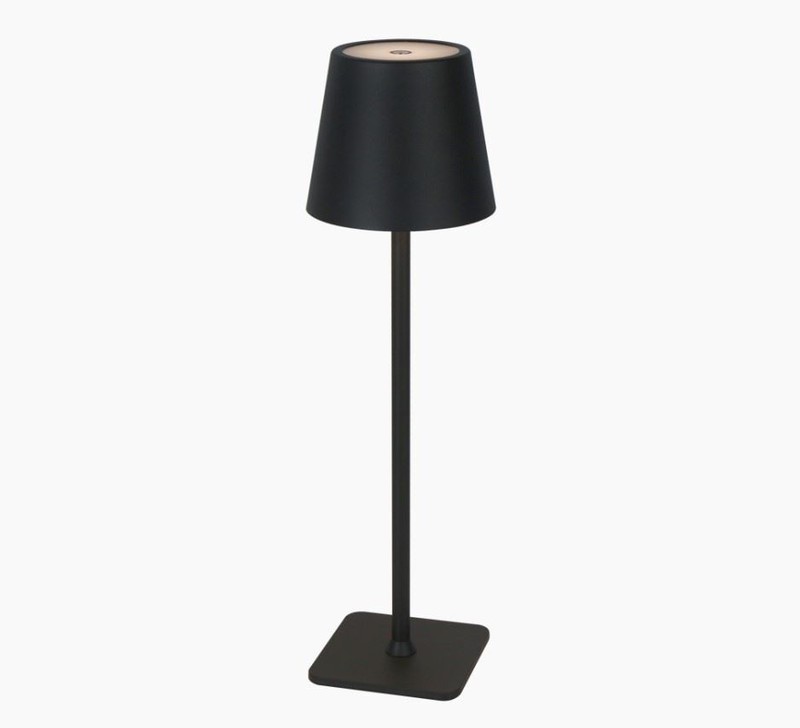 Lampe De Table Rechargeable Taza, 3,5w, 400lm, Ip54, Cct, 4000mah, Noir, Usb C