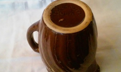 Pottery Pitcher Monmouth Pottery Brown
