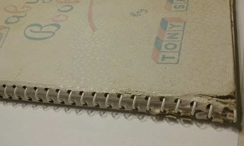 Vintage baby book mid century