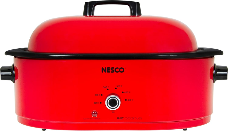 18 Quart Roaster Slow Cooker Red 18 quart capacity NEW FREE SHIPPING ONLY US