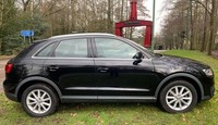 AUDI Q3 TDI QUATTRO SE Black with blak leather sat nav Manual Diesel, 2013