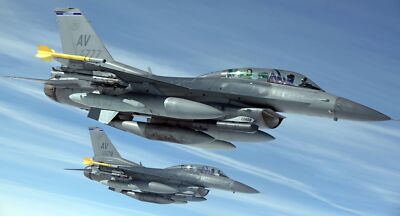 Aircraft general dynamics f16 fighting falcon Custom Gaming Mat Desk 3017