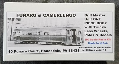 HO BRILL MODEL 55 Conversion Kit By Railway Recollections. One