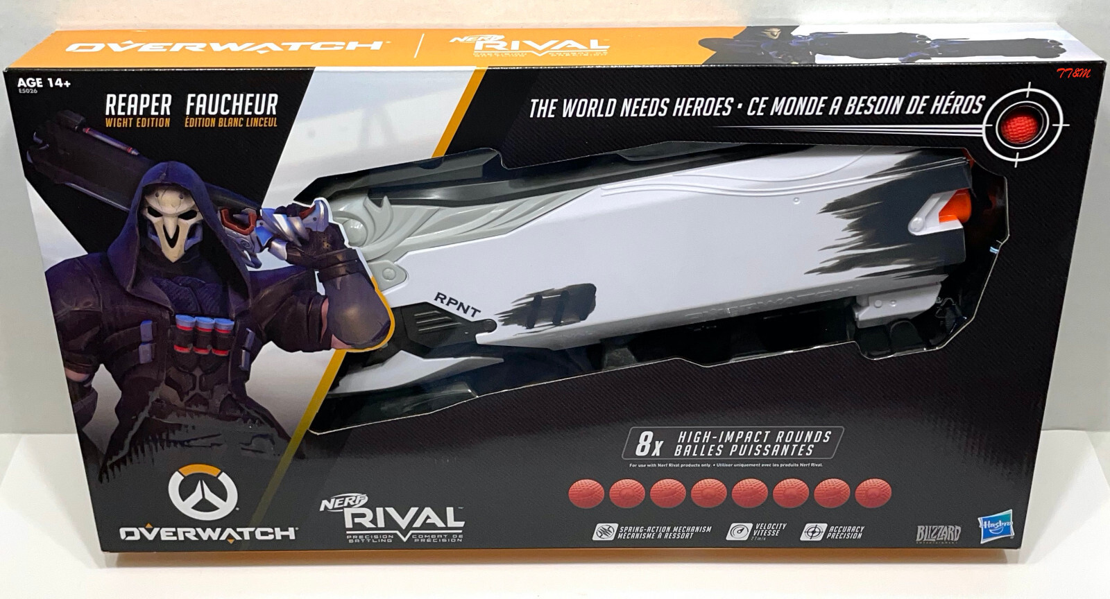 Hasbro Nerf Rival Overwatch Reaper Wright Edition (E5026
