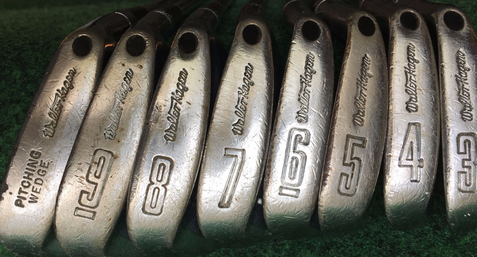 Vintage Walter Hagen Haig-Ultra 3-PW Iron Set