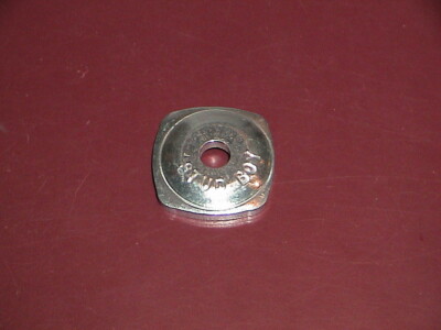 NEW Stud Boy 2193 Silver Power Plate Plus Aluminum Square Backer for 5/16'' Studs