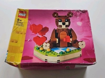 LEGO Valentine's Braunbär Exclusive Retired Limitierte Auflage 40462 Tag Kiste