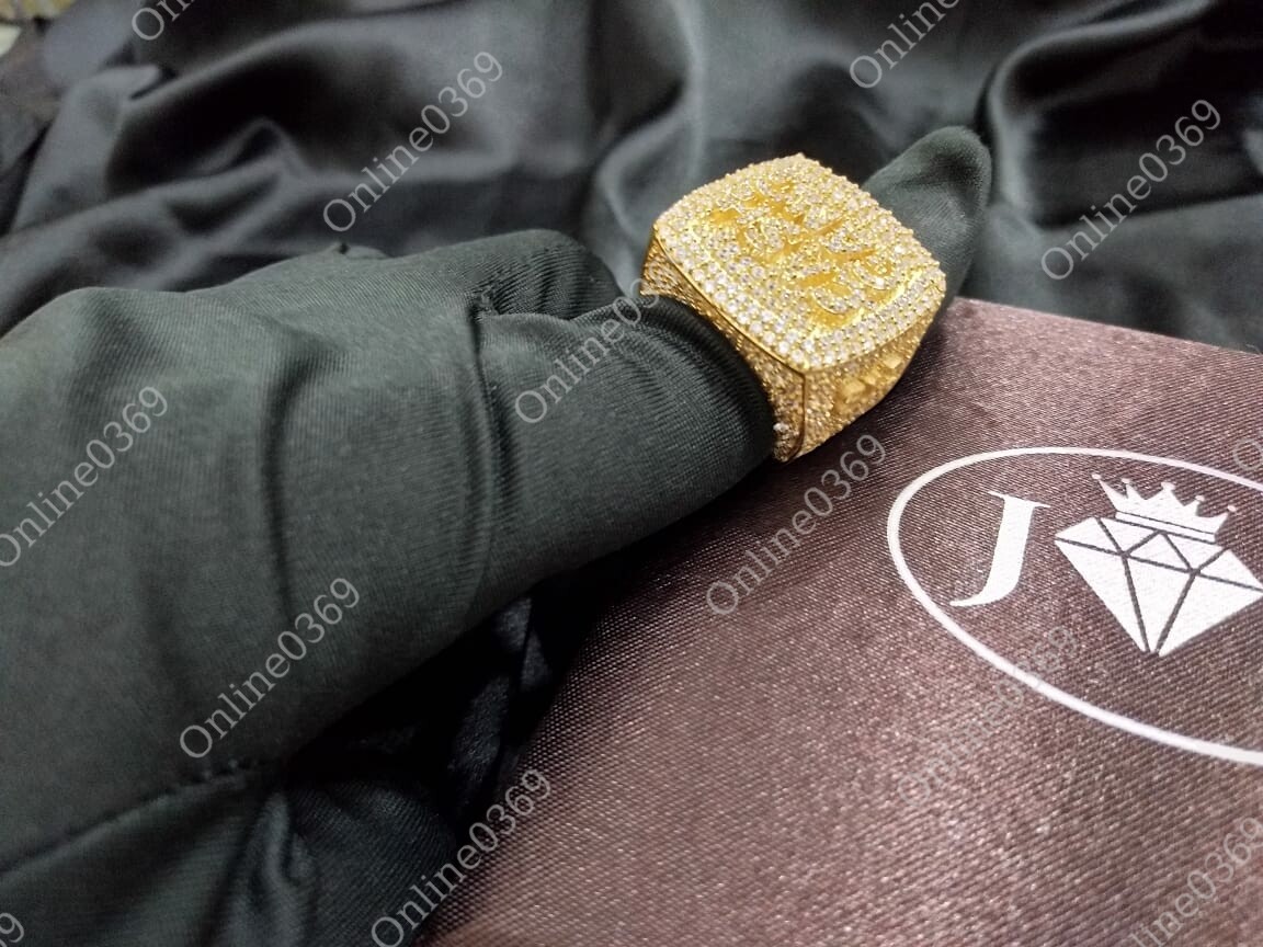 Pre-owned Online0369 2.44ct Pass Diamond Tester Moissanite Mens Customized Ring Real Silver Free Gift In White