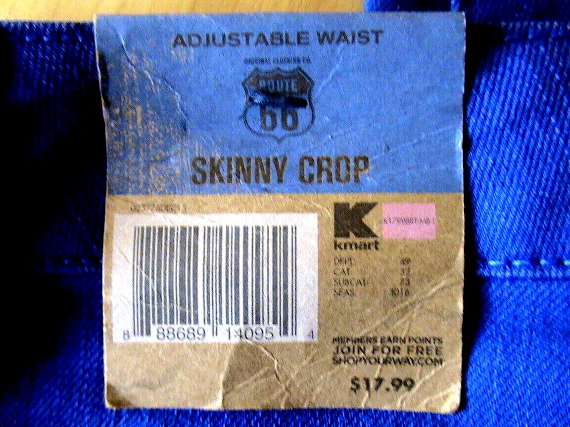 ROUTE 66 BLUE JEANS, CHILD'S SIZE 16