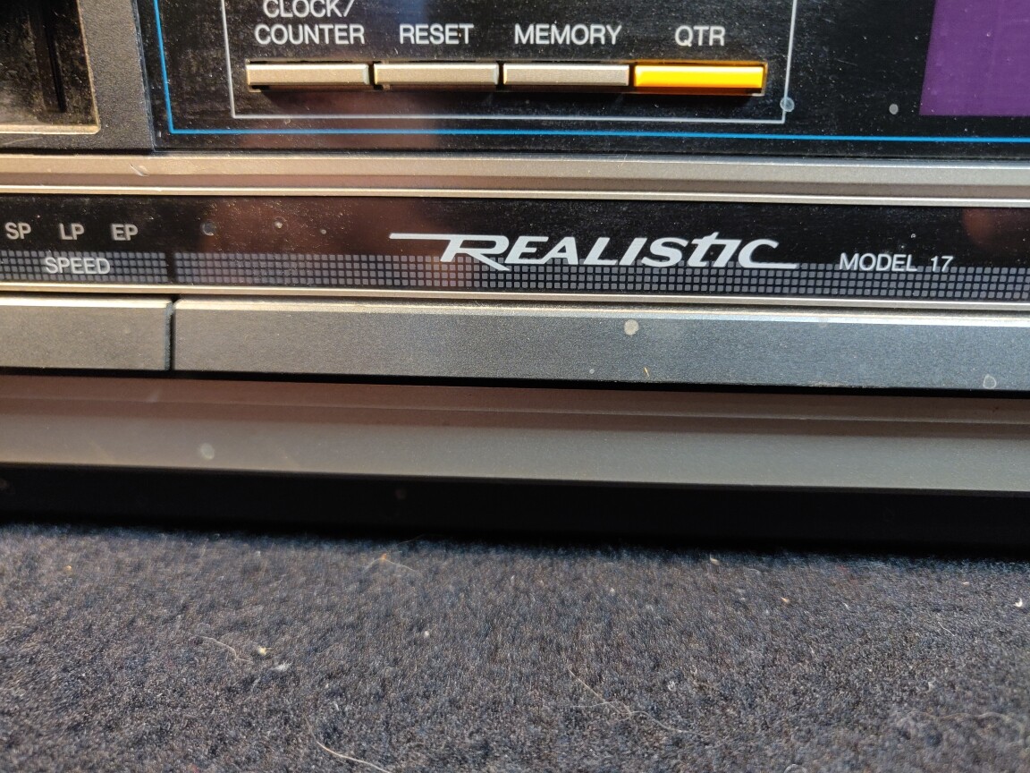 Realistic 4-Head Video Cassette Recorder