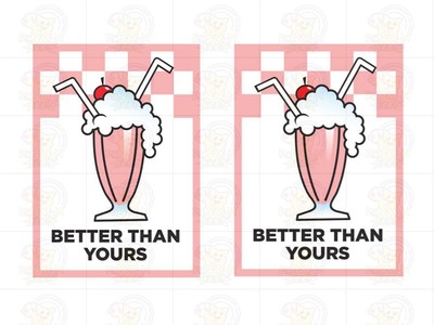 Legion 100 Milkshake Better Than Yours Deck Protector card sleeves for Pokemon