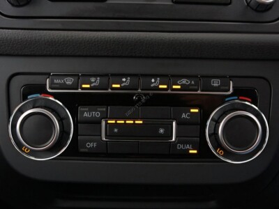 For VW Scirocco 2008-2014 Polished Aluminum Heater dash panel Surrounds Rings x2