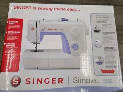 SINGER Simple 3232 Portable Sewing Machine with Automatic Needle Threader - NEW
