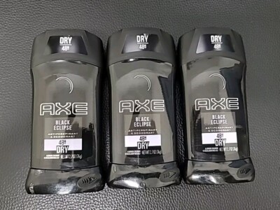 AXE Deodorant Stick Black Eclipse Antiperspirant and Deodorant - 2.7 oz 3 Pack
