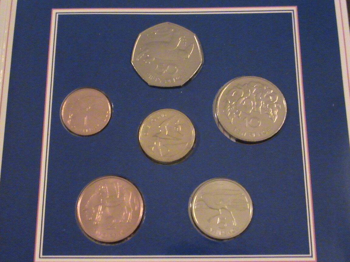 1984 St. Helena and Ascension Island Brilliant Uncirculated Coin Collection