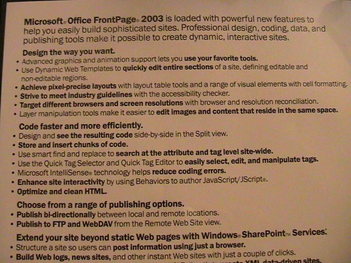 Microsoft Office FrontPage 2003 for Windows Full Version + Product Key