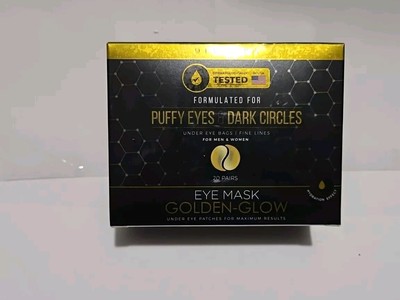 Golden Glow Under Eye Patches (20 Pairs Eye Gels) - Rejuvenating Treatment fo...