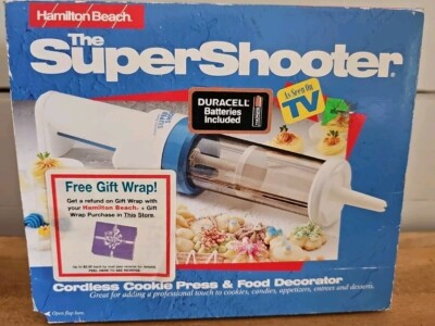 Vintage Hamilton Beach Super Shooter Cordless Cookie Press&Food Decorator