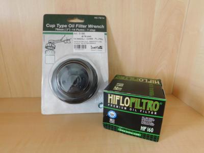 HiFlo Ölfilter + Filterschlüssel für BMW K1300 GT R S alle Bj 09-14