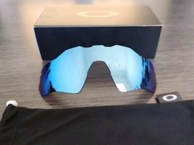 Oakley Radar EV Path Polarized Prizm Deep Water Iridium Authentic Lenses