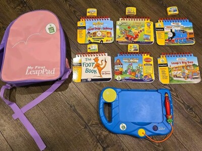 My First Leap Pad Learning System ~ 5 Books W/ Cartridge And Backpack~preschool