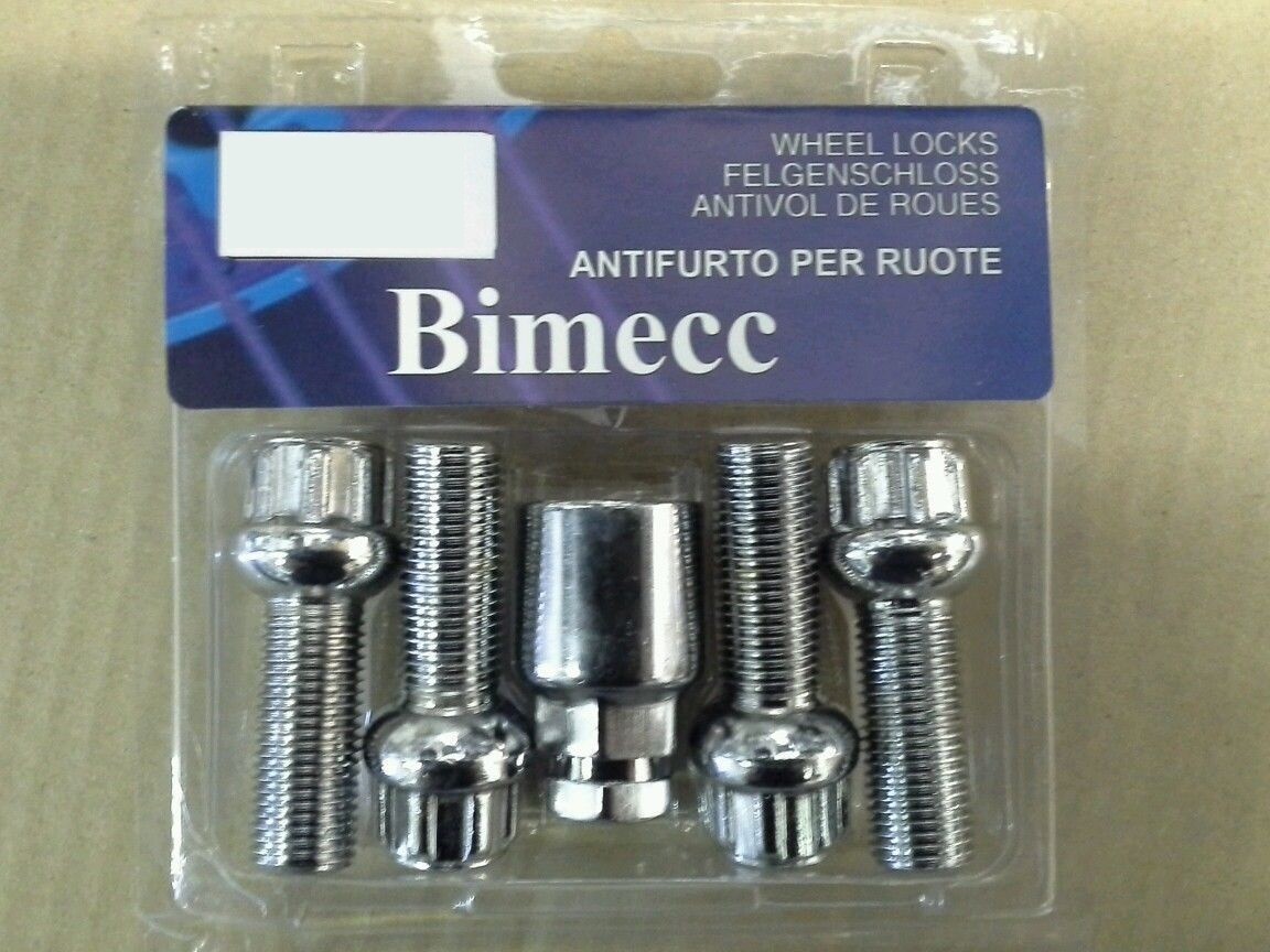 RUOTA in lega VAUXHALL INSIGNIA perni di bloccaggio M14 x 1.5 BULLONI LOCK