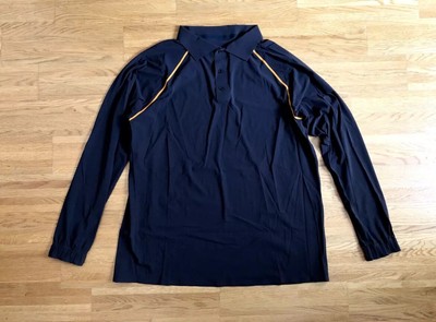 GR10K Bonded LS Polo Shirt Dark Brown Sz XL RP: 240  Made in Romania