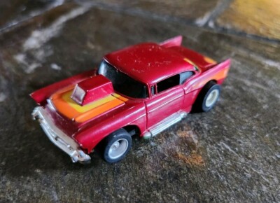 Tyco '57 Chevy Dark Red/Orange/Yellow Nice