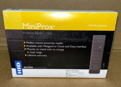 ASSA ABLOY, HID MINIPROX READER 5365, BEIGE, PIGTAIL (NIB)